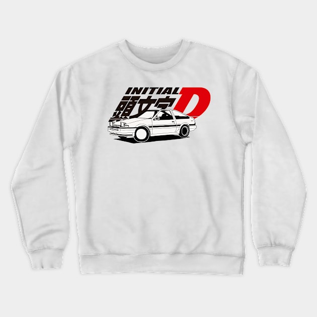 AE86 toyota trueno Crewneck Sweatshirt by ANDXS